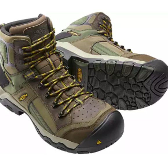 NEW Keen Mens Utilities Davenport Mid All Leather Work Boot Sz11.5 D wide - Picture 4 of 5